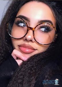 2020 runde Hornbrille