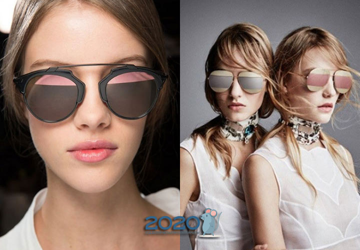 2020 modische Matte gestreifte Gläser