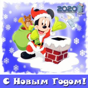 Neujahrsfoto mit McKee Mouse für 2020