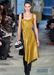 Lederkleid Proenza Schouler Herbst-Winter 2019-2020