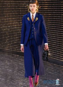 Hose mit Stitch-Effekt Herbst-Winter 2019-2020