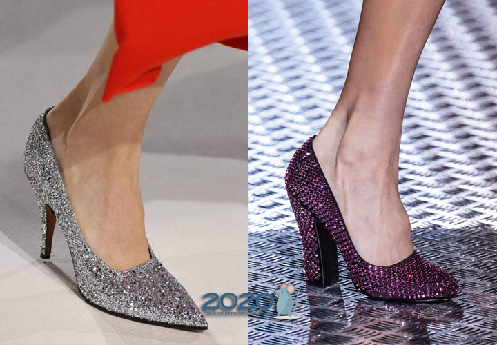 Schuhe mit Strass Herbst-Winter 2019-2020