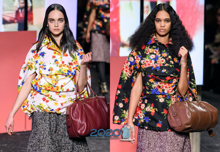 Modisches Cape der Herbst-Winter-Saison 2019-2020