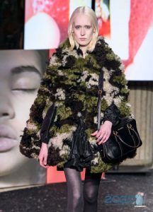 Pelzjacke für 2020 Khakki