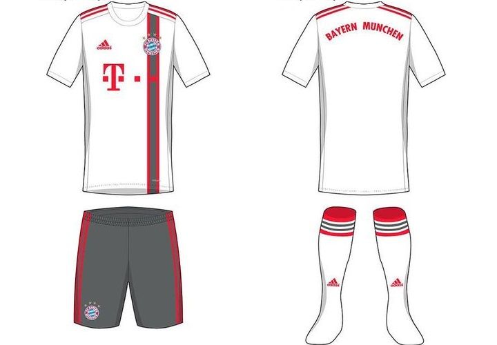 Gästeset des FC Bayern für die Saison 2019-2020