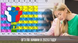 OGE in der Chemie im Jahr 2020