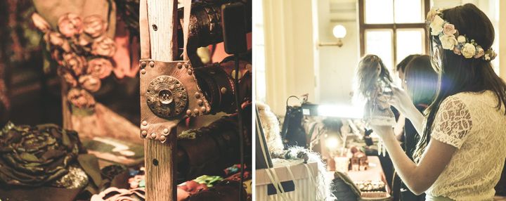 Messe auf dem Boom Freedom Bazaar