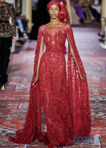 Kleid mit langen Ärmeln Zuhair Murad Herbst-Winter 2019-2020