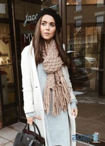 Fransenschal für den Winter 2019-2020