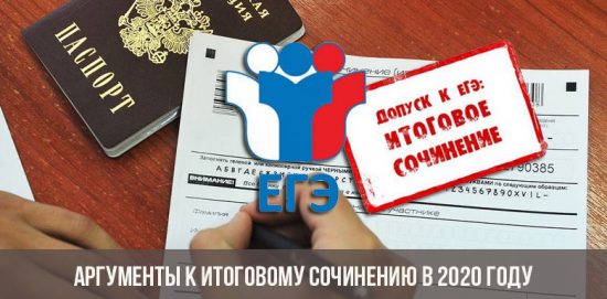 Argumente für den letzten Aufsatz im Jahr 2020