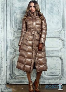 Daunenjacke Metallic Herbst-Winter 2019-2020