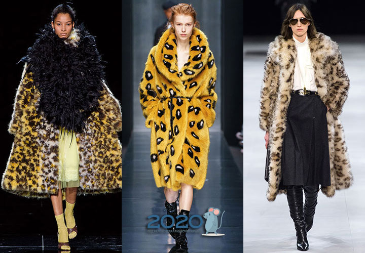 Leopard Pelzmäntel Herbst-Winter 2019-2020