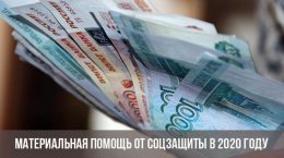 Materielle Hilfe aus dem Sozialschutz im Jahr 2020: Wie bekomme ich