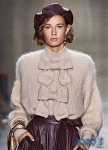 Burgunder Baskenmütze für 2020