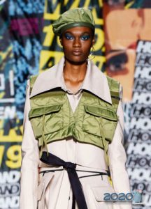 Grüne Baskenmütze für 2020