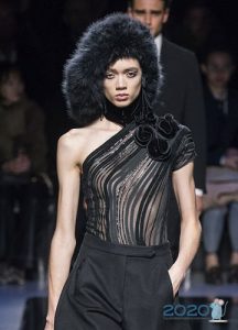 Volumetrisches Pelzbarett - Trend 2020