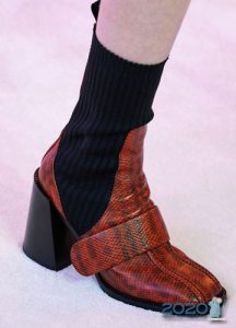 Snake Farbe Stiefeletten Herbst-Winter 2019-2020