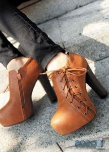 Stiefeletten mit Schnürung Herbst-Winter 2019-2020