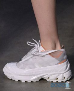 Weiße Turnschuhe Herbst-Winter 2019-2020