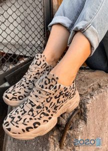 Leopard Turnschuhe Herbst-Winter 2019-2020
