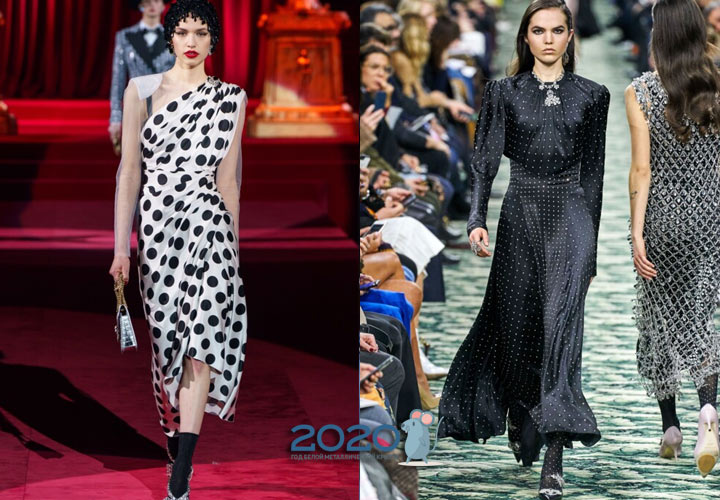 Modische Erbsen - Herbst-Winter-Druck 2019-2020