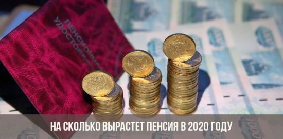 Wie viel Rente wird im Jahr 2020 wachsen