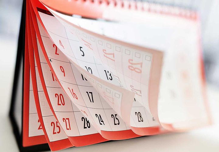 Feiertage übertragen