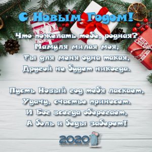 Frohes neues Jahr für Mama 2020