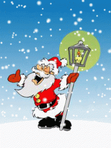 Weihnachtsmann-Animation für 2020