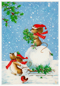 Ratten und Mäuse des neuen Jahres mit Animation für 2020