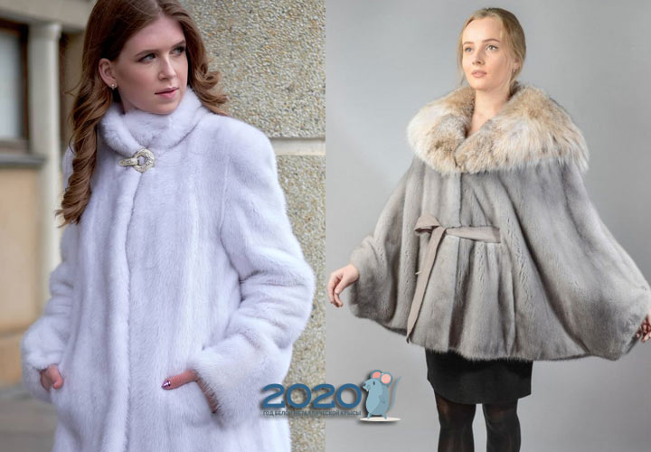 Pelzmäntel aus natürlichem Nerz - ein Trend von 2020