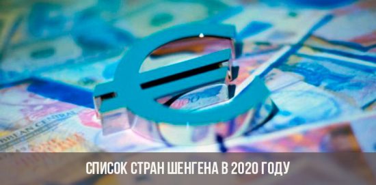 Schengen-Staaten im Jahr 2020