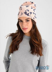 Rosa Beaniehut Herbst-Winter 2019-2020