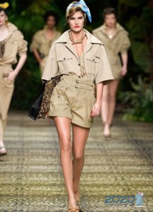 Dolce & Gabbana Modeanzug mit Shorts Frühling-Sommer 2020