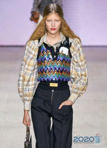 Bluse und Weste - modische Bilder von 2020