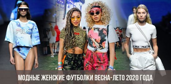 Damenmode T-Shirts Frühling-Sommer 2020