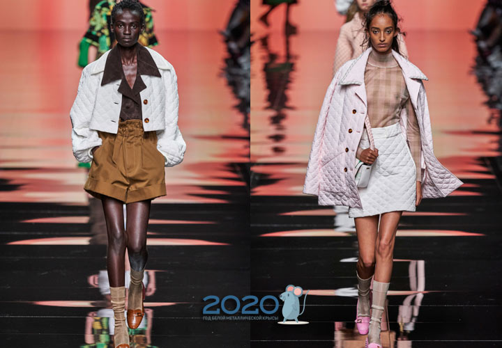 Steppjacken Fendi Frühjahr-Sommer 2020