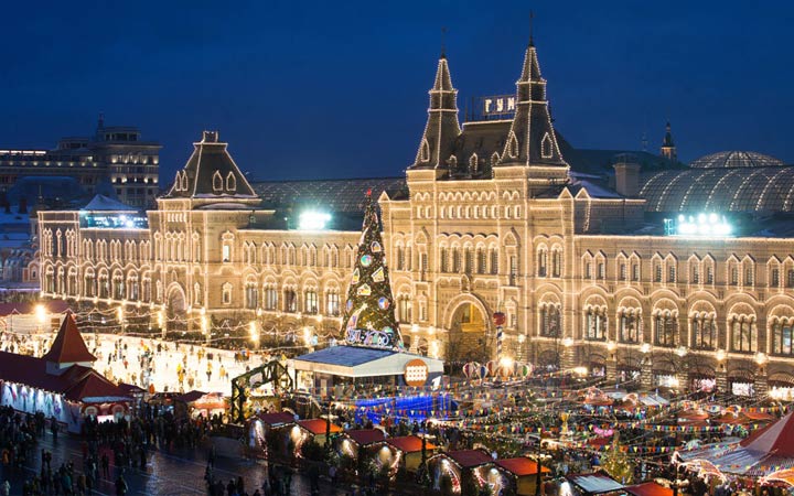 Wetter in Moskau und der Region für das neue Jahr 2020