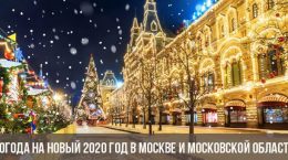 Wetter für das neue Jahr 2020 in Moskau und der Region Moskau