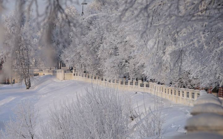 Wetter in den Regionen Russlands für das neue Jahr 2020