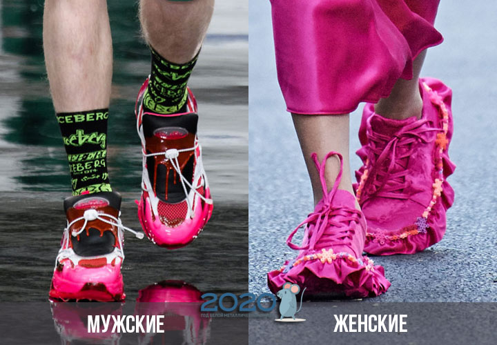 Damen- und Herrenturnschuhe für die Saison Frühjahr-Sommer 2020