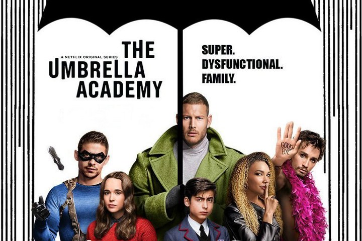 Plakat für die Serie Umbrella Academy