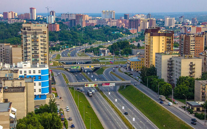 Russlands Millionenstädte im Jahr 2020 - Nowosibirsk