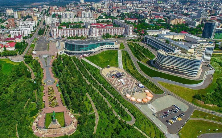Russlands Millionenstädte im Jahr 2020 -Ufa