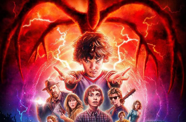 Plakat für die Serie Sehr seltsame Dinge